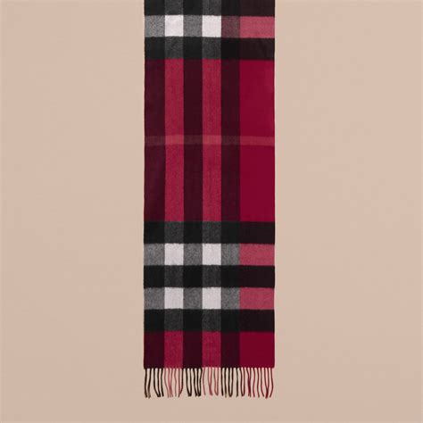 burberry plum cashmere scarf